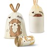 VOK 4 Gallon Trash Bags with Otters Printed, Drawstring Small