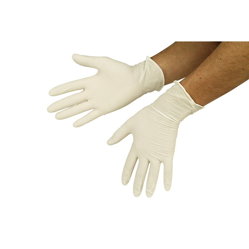 First Rate Nitrile Glove 3 (White) FR-5558 (L)200 Maiiri