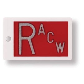 X-Ray Markers (Plastic) - Red, Right ONLY, 1" Lead Letter "R"