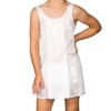I.C. Collections Big Girls White Sleek Nylon Slip, 8
