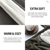 VED Sherpa Fleece Throw Blanket - Fluffy Microfiber Solid Blankets