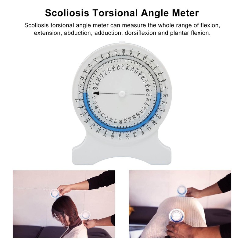Tonsa Bubble Inclinometer Physiotherapy Tool, Therapy Inclinometer, Leakproof Motion Meter