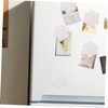 DOITOOL 15Pcs Flower Shape Canvas Boards for Painting Magnetic Art