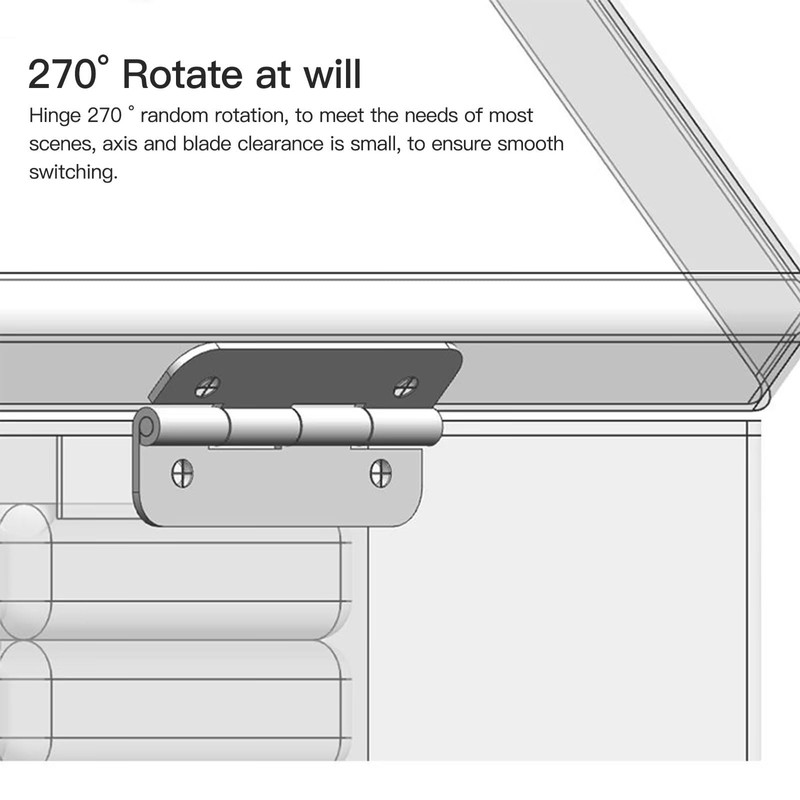 3Pcs 2024 Upgraded Cooler Hinges with Screws Stainless Steel Replacement