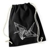 Autiga Gym Bag Origami Crane Bird Ornaments Boho Triangle Polygon