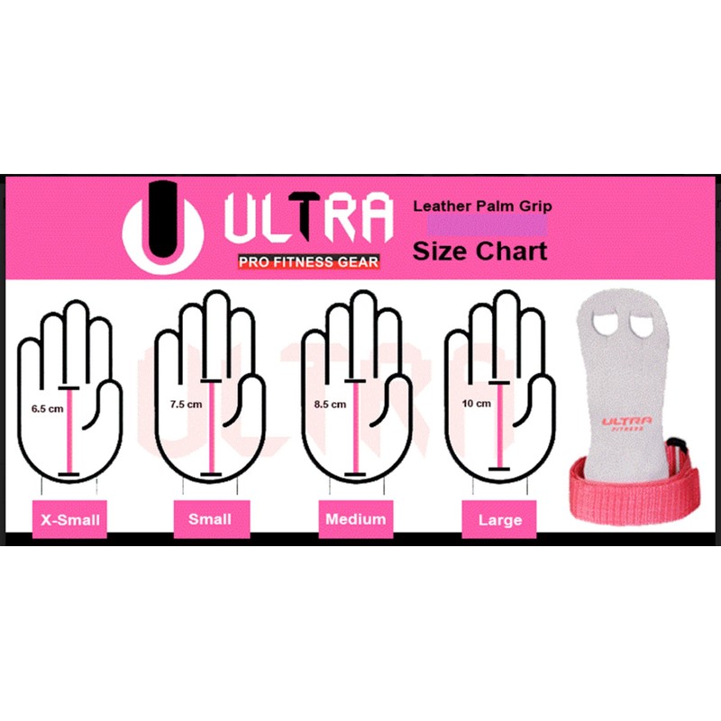 ULTRA FITNESS Kids Children Sizes gymnastic leather palm hand grips