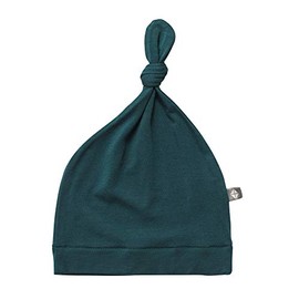 KYTE BABY Unisex Rayon Made from Bamboo Baby Beanie Soft Knotted Cap, 0-3 Months, Emerald
