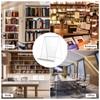 Transparent Table Stand, Pack of 5, Acrylic Book Stand, Multifunctional