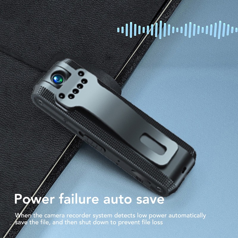 Voice Recorder Multifunction HD 1080P Clear Sound 180 Degree Rotating