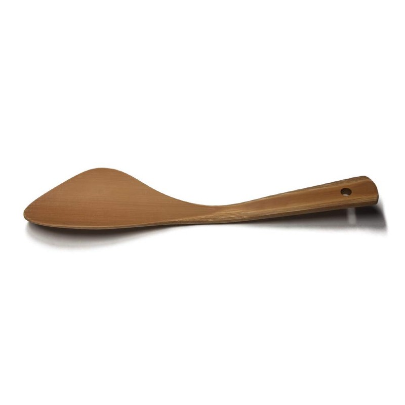 Kikusui Left-Handed Japanese Susu Bamboo Spatula for Fried Rice