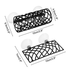 MiOYOOW Betta Fish Tunnel & Hammock Bed, Hollow Betta Hideout Tube with Suction Cups, Small Fish Tank Decorations for Betta Guppies Small Fish Small Shrimp Hiding Playing Resting