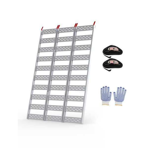 Ramps for Pickup Trucks, Tri-Fold Aluminum Motorcycle Loading Ramps 1500
