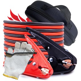 Heavy Duty 0 Gauge 20 Ft Battery Booster Cable Emergency Power Jumper 800 Amp