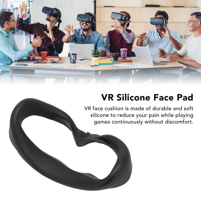VR Silicone Face Cover Waterproof Washable Soft VR Face Pad