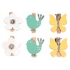 Rayher Wood Clothes pegs Butterfly + Bird, Coloured, 3-3.5cm, tab-Bag