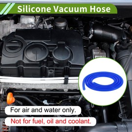 HOPESPANNER 4Ft 3/16" 4mm ID 2mm Thickness Silicone Vacuum Tubing Hose High Temperature Automotive Vacuum Line 1 Pcs 130PSI Max Pressure