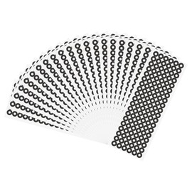 uxcell 2400Pcs 3D Scanner Markers 3mm for 3D Scanner, 3D Tracking Dots Reference Point Markers, 3D Target, Diffuse Reflection Markers for 3D Scanner Optical Tracking(ID 3mm OD 5mm)