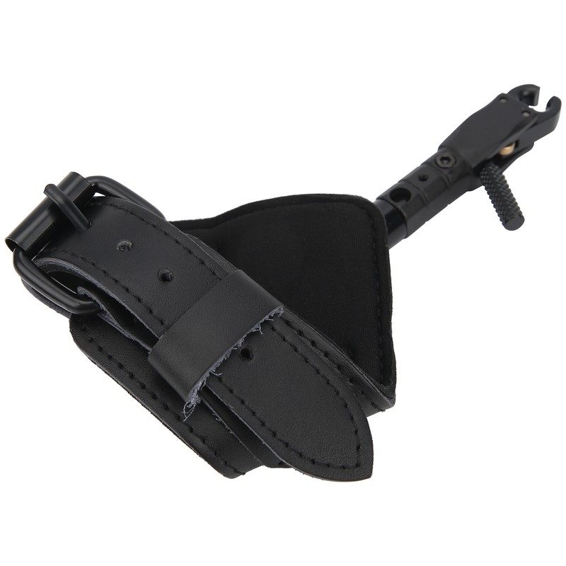 Wrist Strap Bow Release Aid Adujustable PU Outdoor Hunting Arrow
