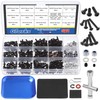 Glarks 502Pcs Universal RC Screw Kit Screws Assortment Hex Socket