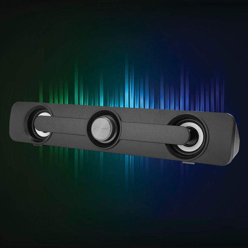 Topiky Soundbar, Computer Laptop Speaker, Small Professional Speaker, 3.5 mm,
