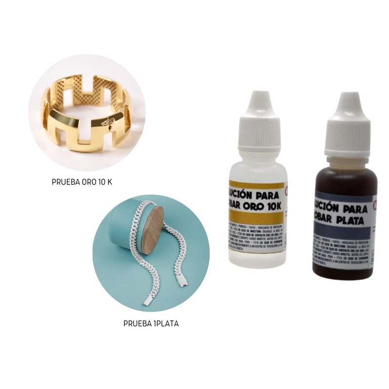 KAP TOOLS Juego De 4 Ácidos Para Probar Oro 10k,