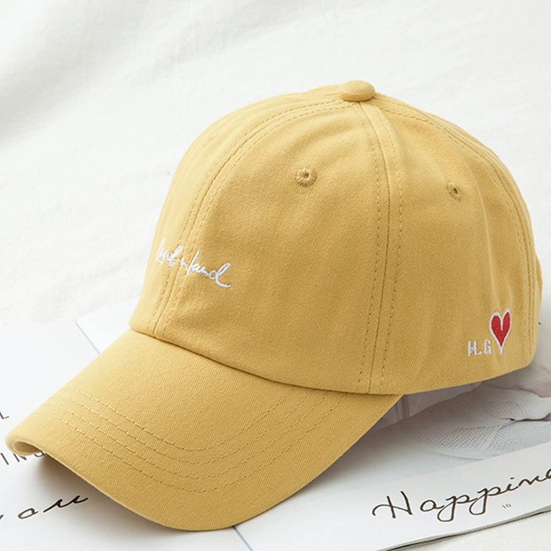 JOMA-E Shop Women's Hat, Large Sizes, Deepened Cap, English Letters,