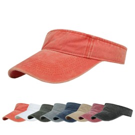 DOANNOTIUM - Gorros deportivos con visera de algodón, gorras vacías de béisbol para hombres y mujeres, Naranja, Talla única