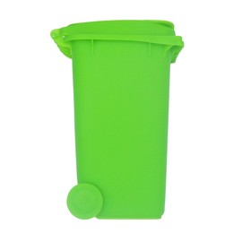 Hidden Gem Mini Trash Can Pencil Holders – 2 Colors, 1 or 2-Pack, Desk Organizer Bins for Pens & Supplies (1, Green)