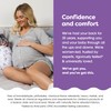 Boppy Side Sleeper Pregnancy Pillow, Gray Falling Leaves, Portable, Supportive