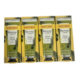 Burt's Bees 4-Pack Burt's Bees Hand Cream 1oz Rosemary & Lemon Shea Butter Travel Size