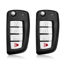 2 Keylessbest Replacement for 2014 2015 2016 2017 Nissan 350Z Altima Armada Maxima Murano Pathfinder Infiniti EX35 FX35 FX45 G35 I35 QX56 Key Fob Remote Control KBRASTU15 4 Buttons 315MHz