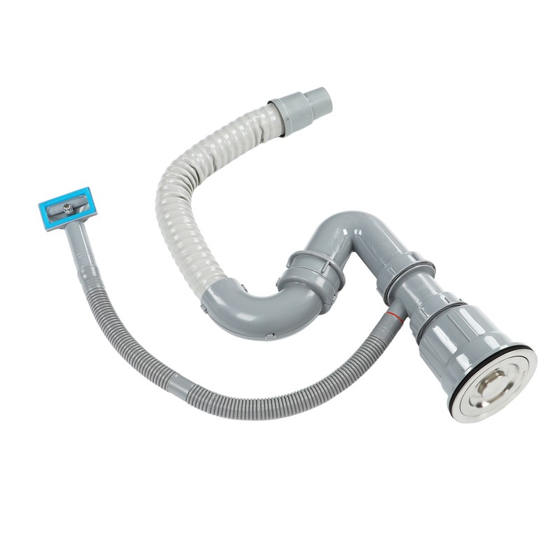 Stainless Steel Sink Drain Assembly with Cage S Bend Hose