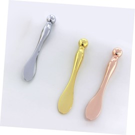 NOLITOY 1pc Beauty Scoop Silk Eye Mask Cooling Gel Skincare Eyemask Face Face Masks Eye Soft Shade Lip Mask Eye Gel Eye Pads Makeup Skin Care Tools Facial Cosmetic Spoon Golden