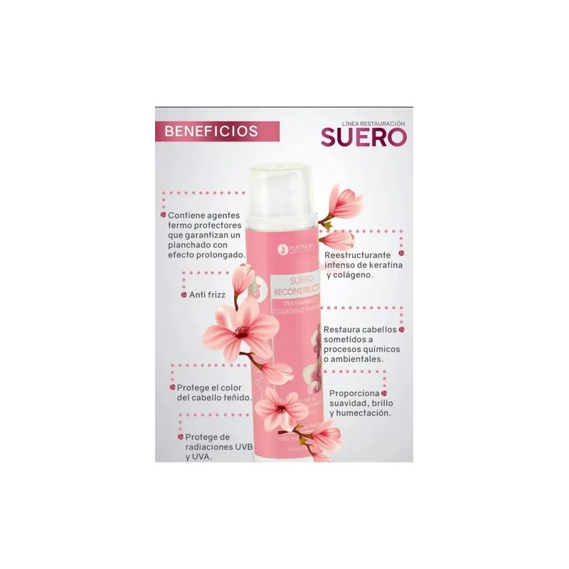 Tratamiento Suero Reconstructor Con Colágeno Y Keratina