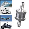 Fuel Check Valve, 6 mm Aluminium Valve Check Valve, Backflow