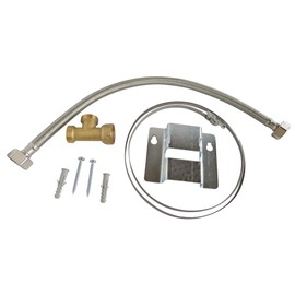 SOMATHERM for You, Connection kit for Sanitary Expansion Tank 5-18L, Including stem, 20/27 Male tee and 50 cm Stainless Steel Hose, to optimize Your Water Heater