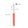 sourcing map Mini Slotted Screwdriver 3 mm Flat Head for