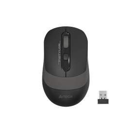 A4 Tech FG10 Nano Kablosuz Optik 2000 DPI Mouse, 4 Yönlü Scroll, Siyah Gri