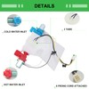 PMIIO WPW10144820 W10144820 Washer Water Inlet Valve Compatible with Whirl-pool