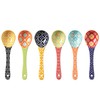 Metahom Ceramic Small Serving Spoons, Colorful Soup Spoon Set for