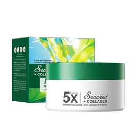 YiJiaBa 80 Pairs Hydrogel Under Eye Patches & Cooling Mask - Intense Collagen & Hyaluronic Acid Moisture Lock for Dark Circles | Overnight Recovery & Smoothing