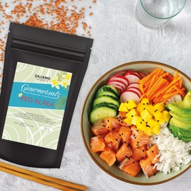 150 g Hawaiian Salt Red, Sea Salt Refined with Clay, Alaea Red, Decorative Salt Intense, Red Salt, Salt Crystals, Unrefined, No Other Additives Saliamo