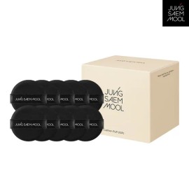 Jung Saem Mool Makeup Product Cushion Puff Count 10 Count for daily beauty routines, Korean cosmetic item, Jung Saem Mool Import, and Personal, Option 2