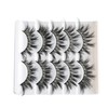 5 Pairs False Eyelashes Natural Fake Eyelashes Fluffy Hand-made Eyelashes