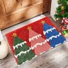 Christmas Door Mat Outdoor Indoor - Non-Slip Reindeer Carpet Mat