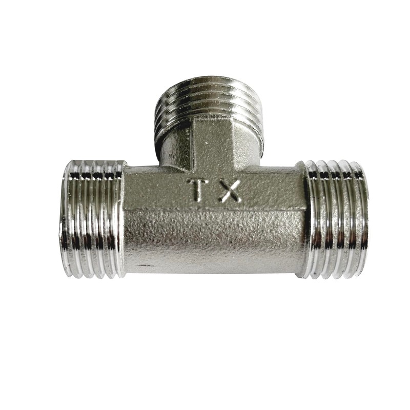 LOZOME 1/2 inch Male Thread Tee Adapter 3 Way T