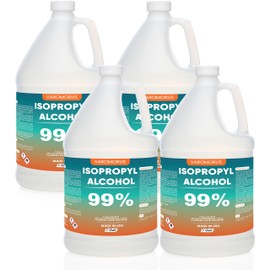 Varomorus 99% Isopropyl Alcohol – High Purity, Multi-Purpose, IPA, Isopropanol, Made in USA, 1 Gallon (128 fl oz) (4)