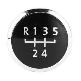 Aramox Gear Knob Badge Cover, Gear Knob Cap Cover, Stylish Car Interior Decoration, Replacement for T5 2003-2010 (5 Speed)