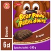 Dare Bear Paws Brownie Cookies, 6 Pouches per Box -