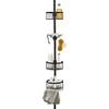 Utopia Alley Rust-Resistant Tension Pole Shower Caddy, 3 Shelves (Oil